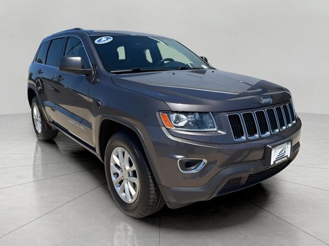2014 Jeep Grand Cherokee Laredo in Black — front three-quarter view