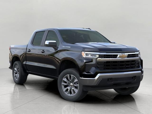 2026 Chevrolet Silverado 1500 LT in Black — front three-quarter view