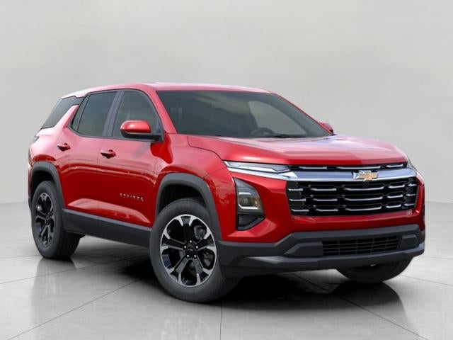 2026 Chevrolet Equinox LT in Radiant Red Tintcoat — front three-quarter view